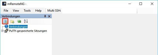 mRemoteNG-Neue-Verbindung