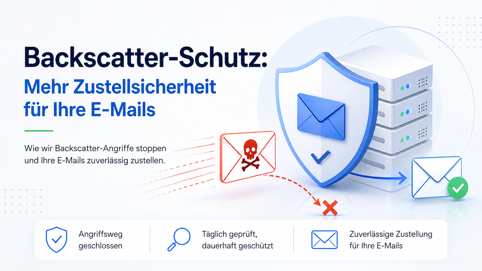 Backscatter-Schutz: So verbessern wir die Zustellbarkeit Ihrer E-Mails